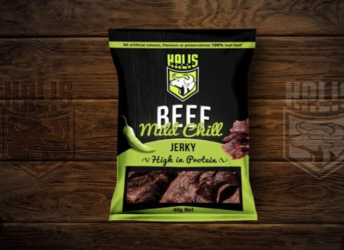 beef jerky packaging design