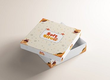 cake box packaging design