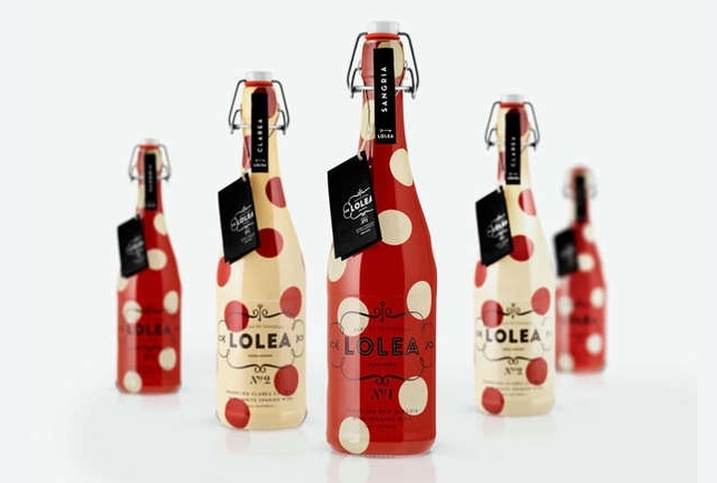 polka dot packaging