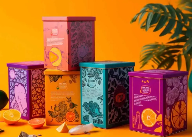 tea box packaging design