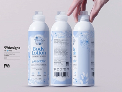 lotion packaging design